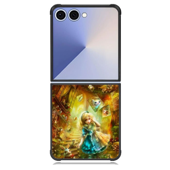 alice in wonderland ART Samsung Galaxy Z Flip 7 Case BC2533