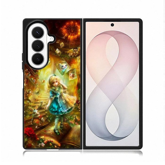 alice in wonderland ART Samsung Galaxy Z Fold 8 Ultra Case BC2533