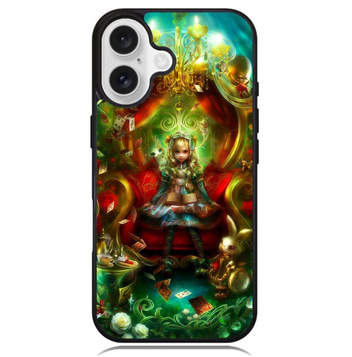 alice in wonderland ART Case iPhone 16 BC2534