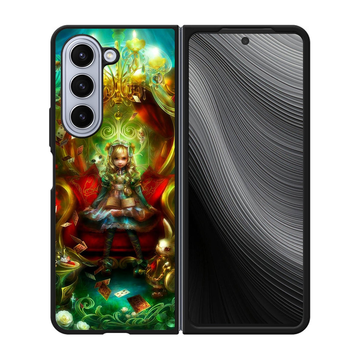 alice in wonderland ART Case Samsung Galaxy z Fold 5 5G BC2534