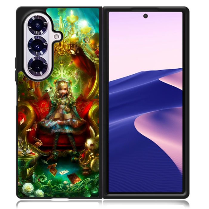 alice in wonderland ART Samsung Galaxy Z Fold 7 5G Case BC2534