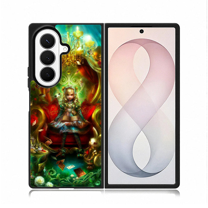 alice in wonderland ART Samsung Galaxy Z Fold 8 Ultra Case BC2534