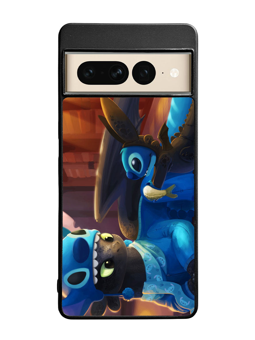 stitch and toothless Google Pixel 7 Pro Case
