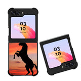 Horse Silhouette On Red Sunset Case Samsung Galaxy Z Flip 5 5G BC2540