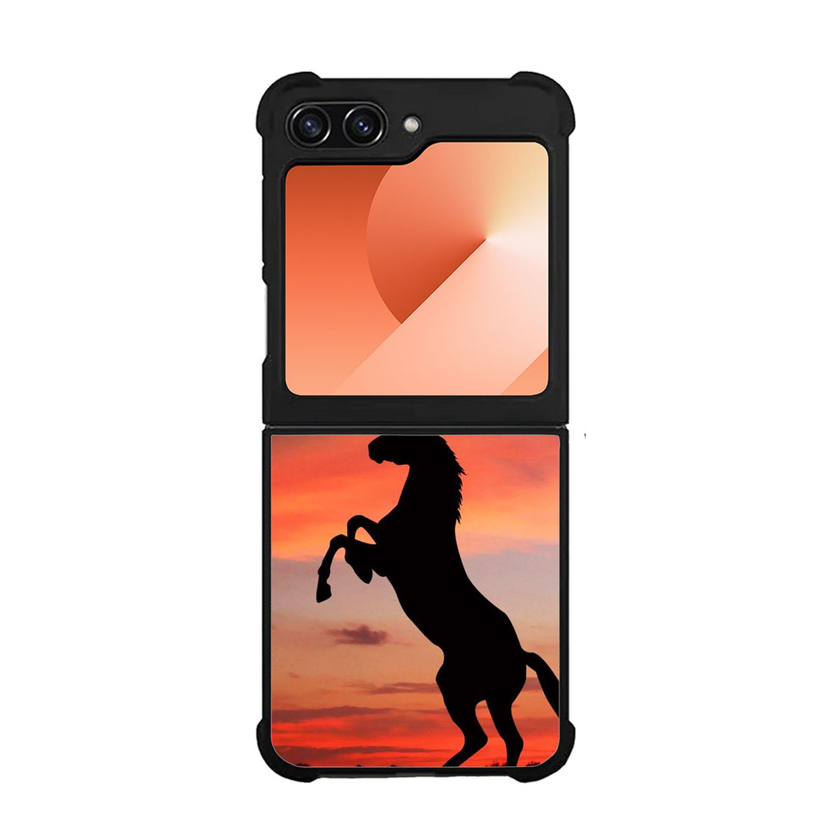 Horse Silhouette On Red Sunset Case Samsung Galaxy Z Flip 6 5G BC2540