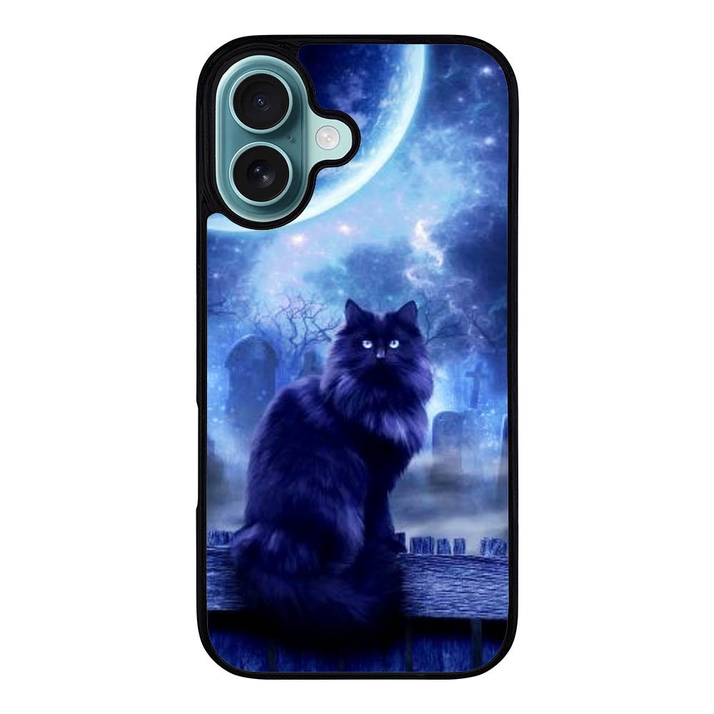 Cemetery Cat ART Case iPhone 16 Plus BC2541