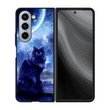 Cemetery Cat ART Case Samsung Galaxy z Fold 5 5G BC2541