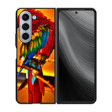 Scarlet Macaw Parrot Case Samsung Galaxy z Fold 5 5G BC2544