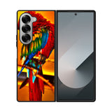 Scarlet Macaw Parrot Case Samsung Galaxy Z Fold 6 5G BC2544