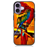 Scarlet Macaw Parrot iPhone 17 Case BC2544