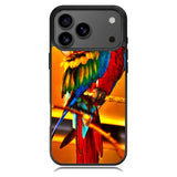 Scarlet Macaw Parrot iPhone 17 Pro Case BC2544