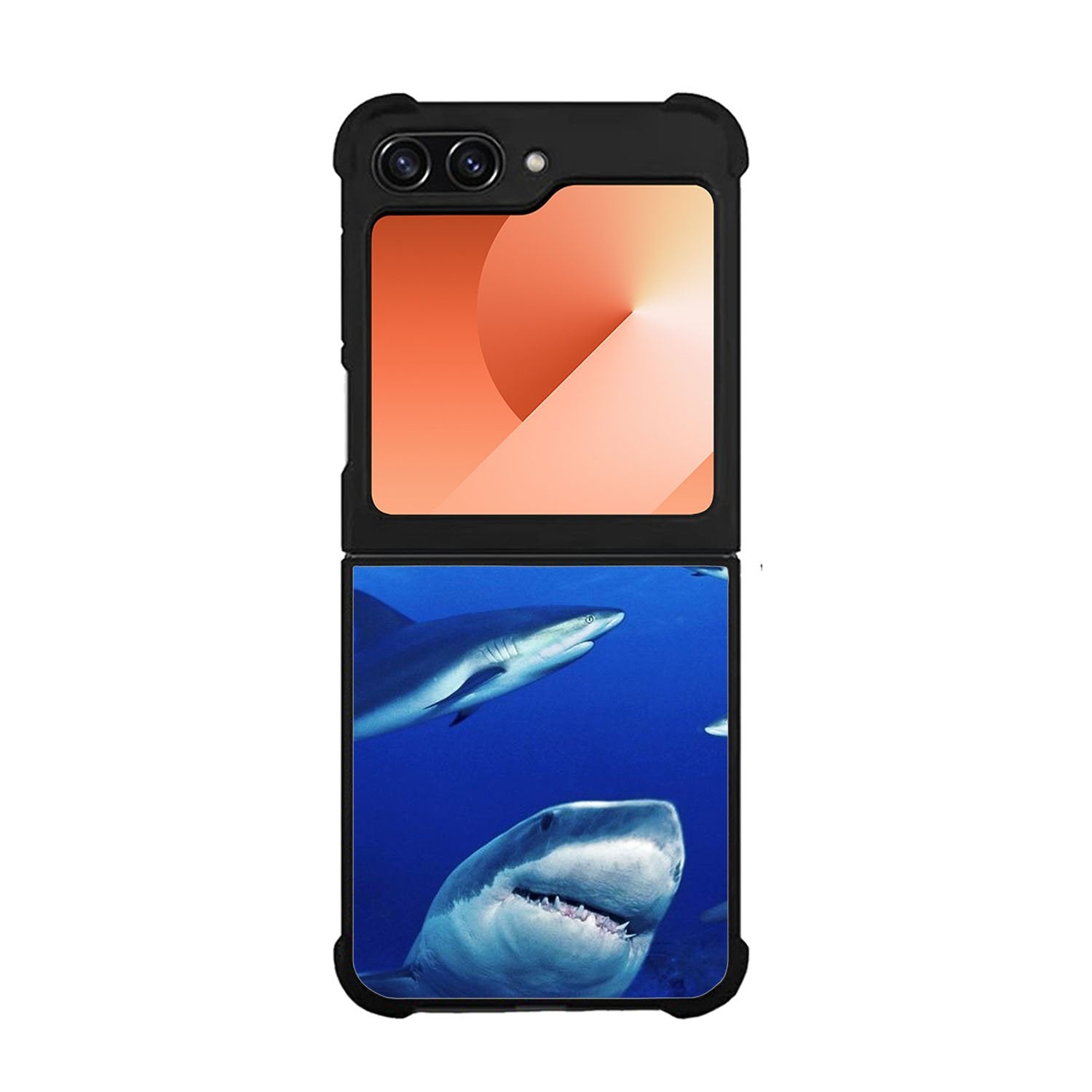 shark in water wallpaper Case Samsung Galaxy Z Flip 6 5G BC2545