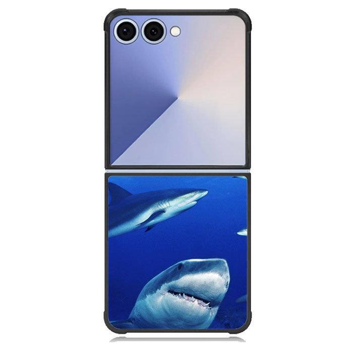 shark in water wallpaper Samsung Galaxy Z Flip 7 Case BC2545