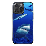 shark in water wallpaper Case iPhone 15 Pro BC2545