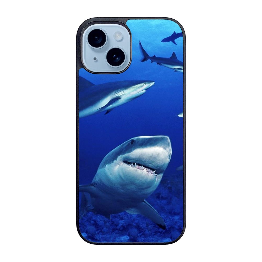 shark in water wallpaper Case iPhone 15 Plus BC2545