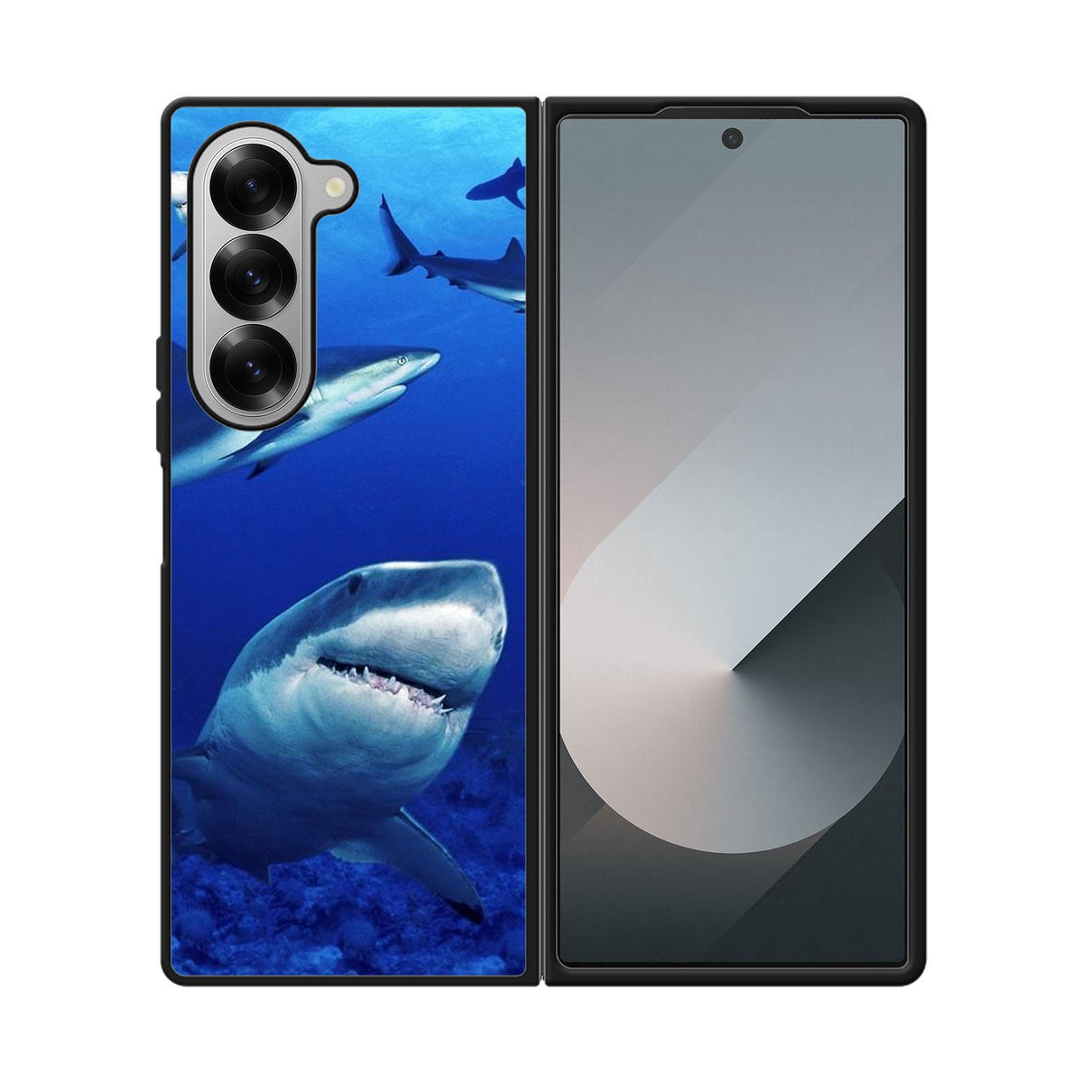shark in water wallpaper Case Samsung Galaxy Z Fold 6 5G BC2545