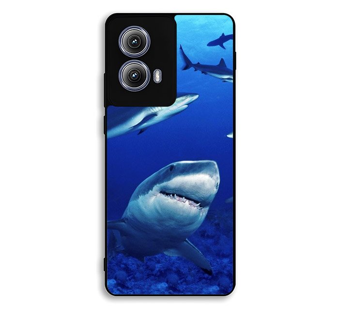shark in water wallpaper Motorola Moto Edge 2024 Case BC2545