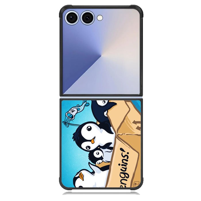 penguins art Samsung Galaxy Z Flip 7 Case BC2546