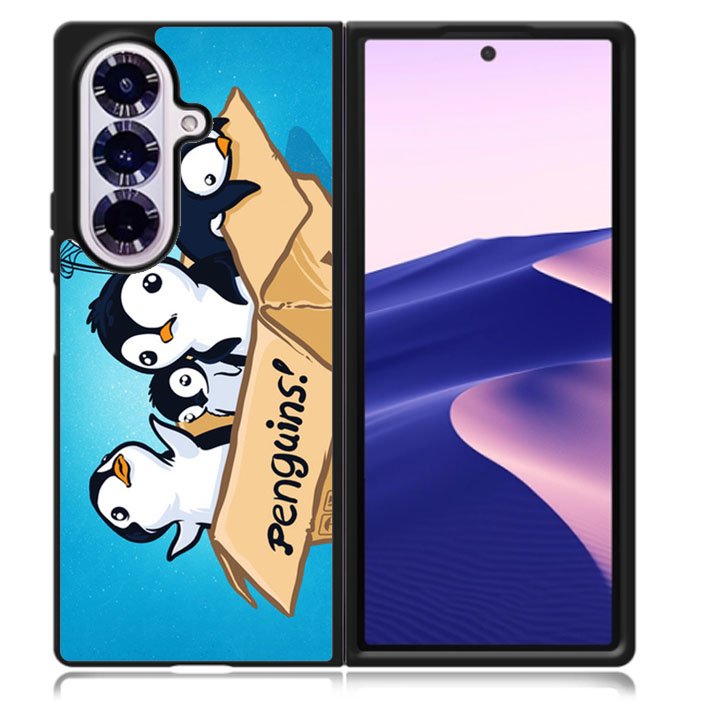 penguins art Samsung Galaxy Z Fold 7 5G Case BC2546