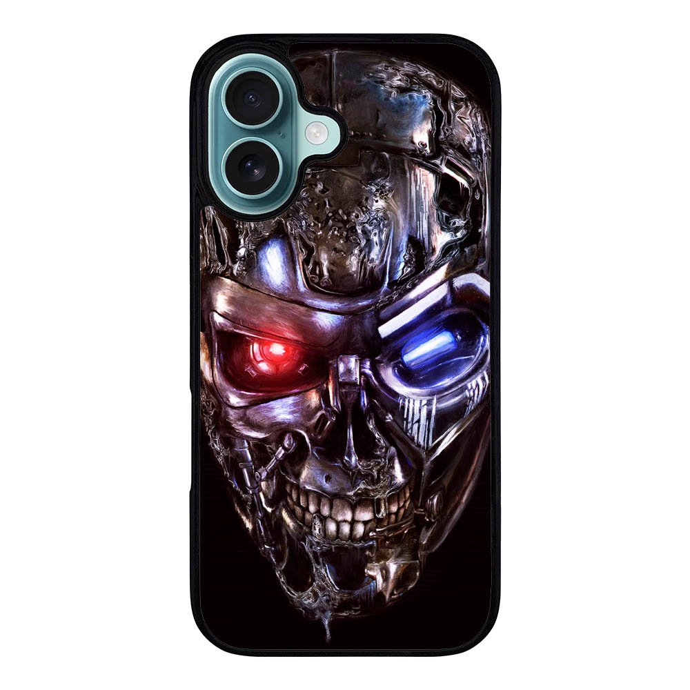 Terminator Robot Skull Case iPhone 16 Plus BC2563