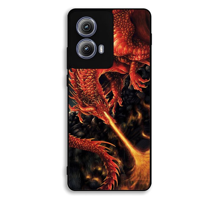 Red Dragon Motorola Moto Edge 2024 Case BC2566