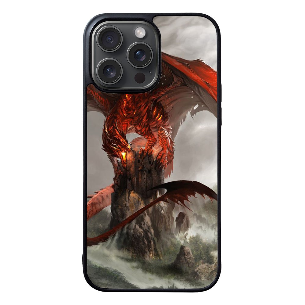 red dragon wallpaper Case iPhone 15 Pro BC2567