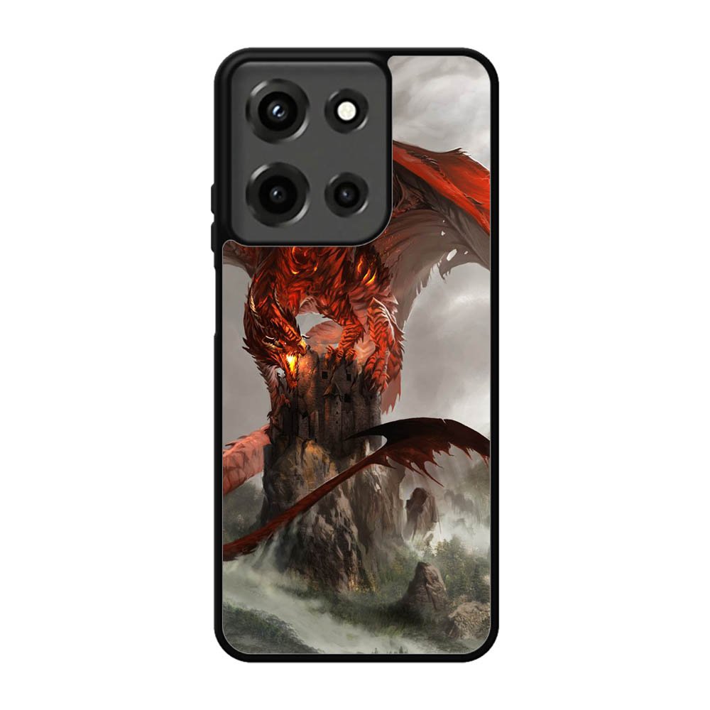 Red Dragon Wallpaper Motorola Moto G 5G 2025 Case FE7348