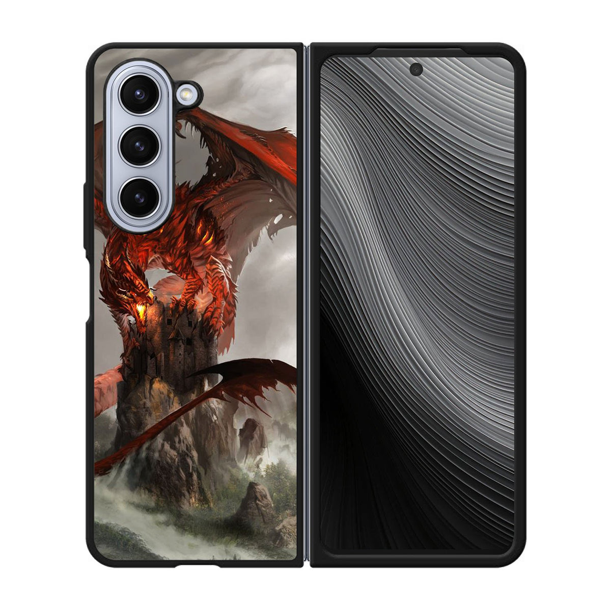 red dragon wallpaper Case Samsung Galaxy z Fold 5 5G BC2567
