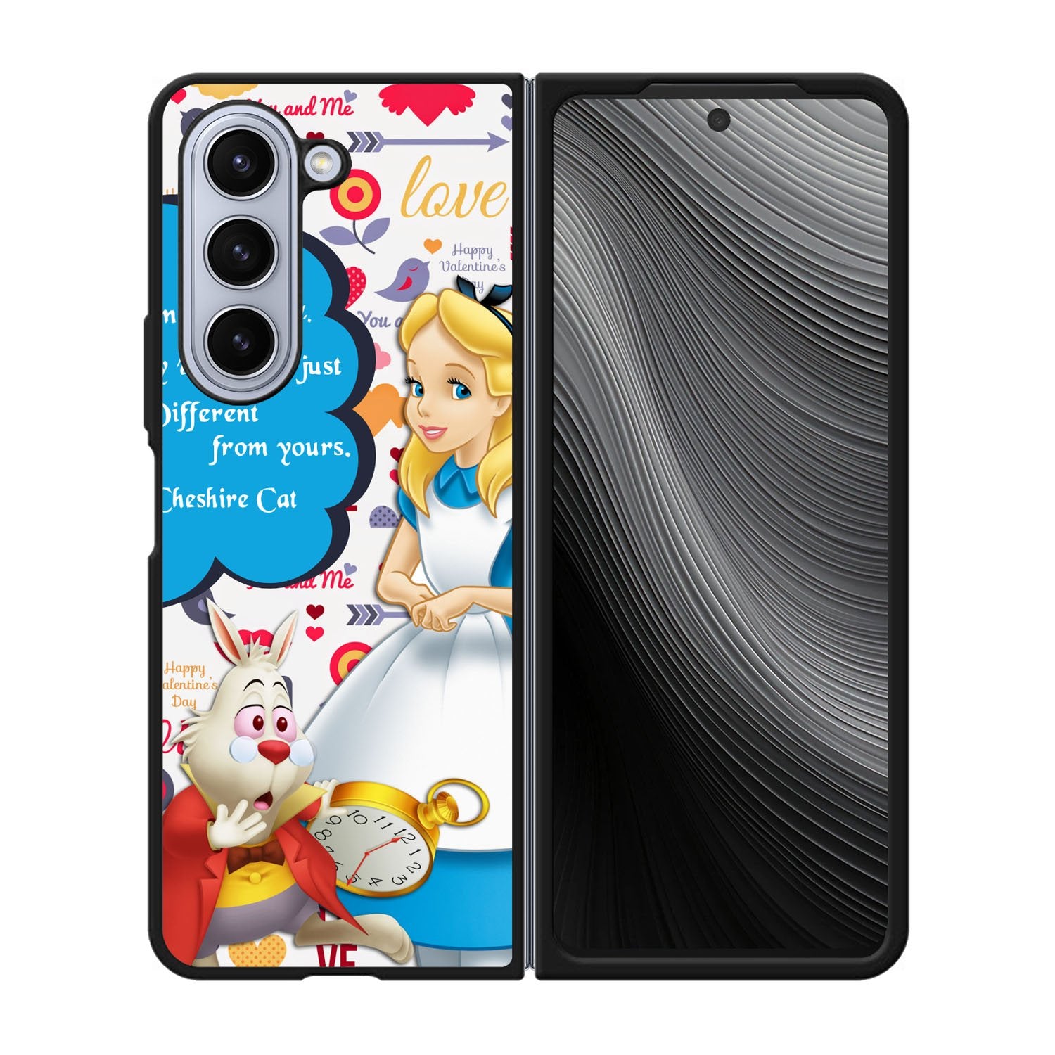 alice in wonderland quotes Case Samsung Galaxy z Fold 5 5G BC2579