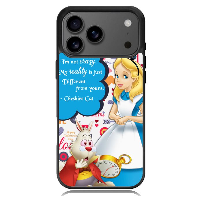 alice in wonderland quotes iPhone 17 Pro Max Case BC2579