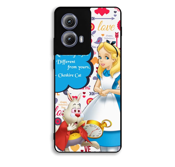 alice in wonderland quotes Motorola Moto Edge 2024 Case BC2579