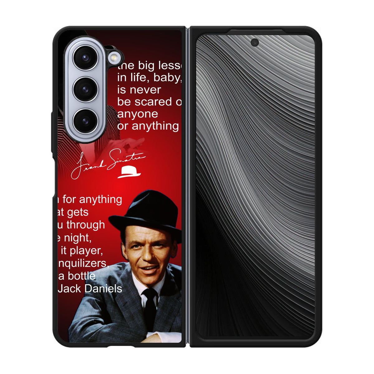 Frank Sinatra Portrait Case Samsung Galaxy z Fold 5 5G BC2287