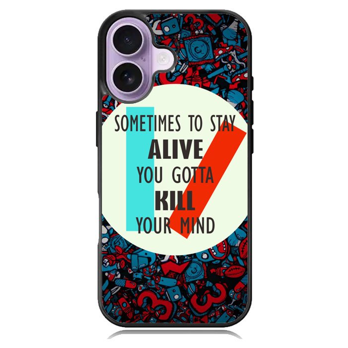 Twenty One Pilots Quote iPhone 17 Case BC2582