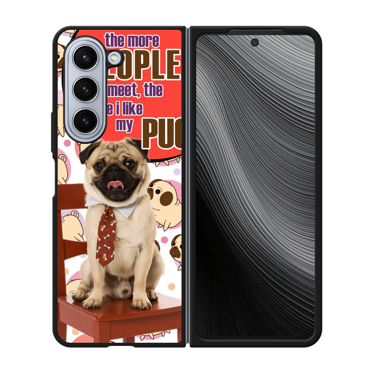 Pug Life Case Samsung Galaxy z Fold 5 5G BC2585