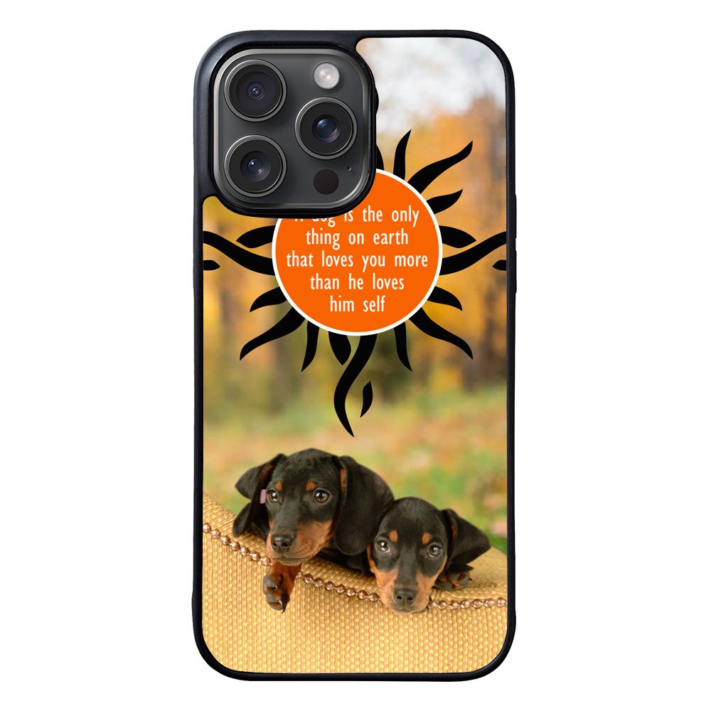 Dachshund Dog Case iPhone 15 Pro Max BC2587