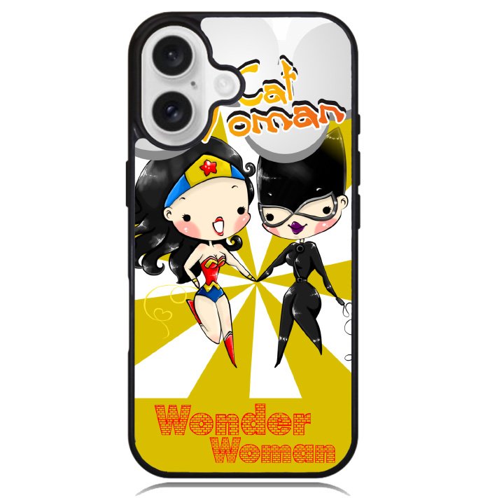 Wonder Woman And Catwoman Case iPhone 16 BC2292