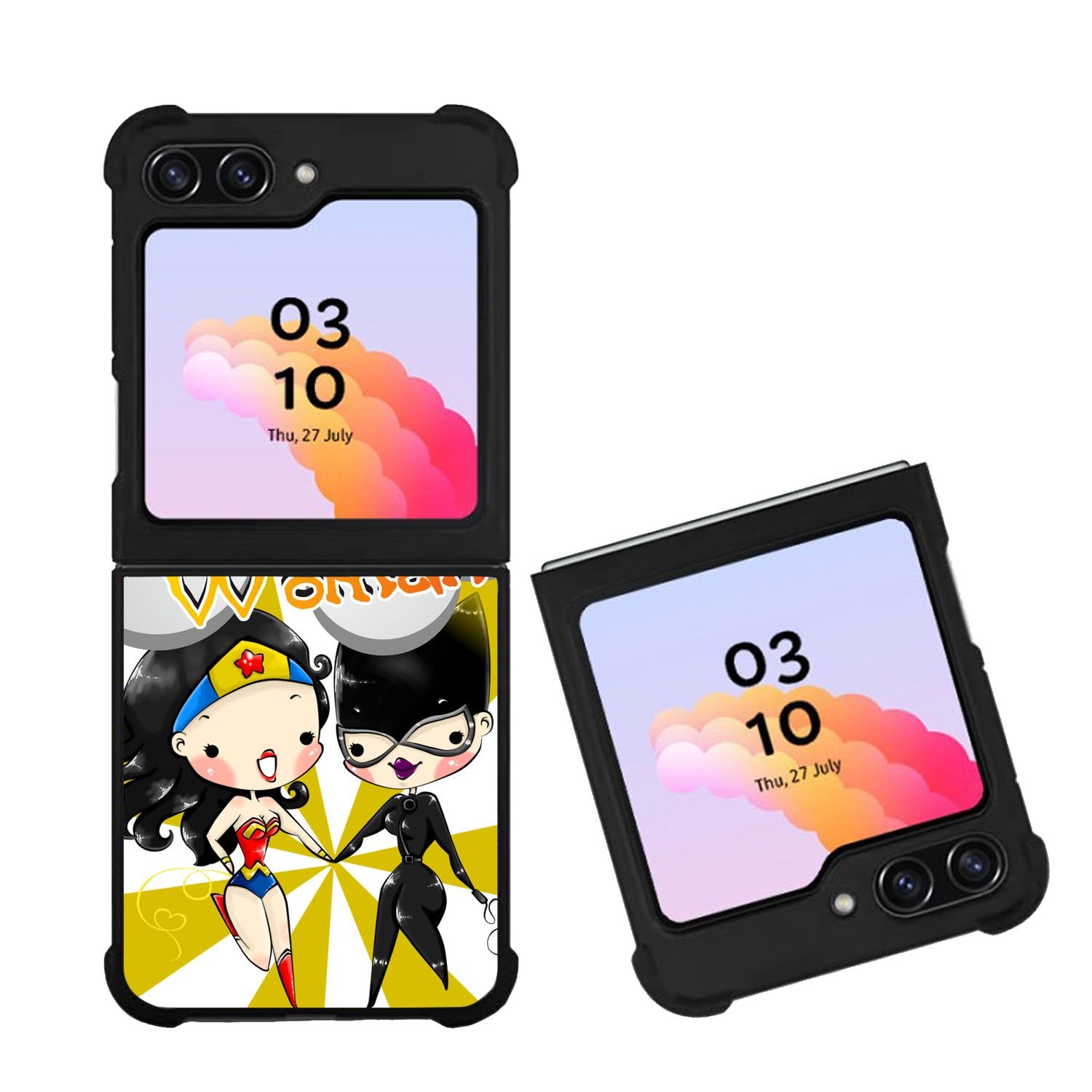 Wonder Woman And Catwoman Case Samsung Galaxy Z Flip 5 5G BC2292
