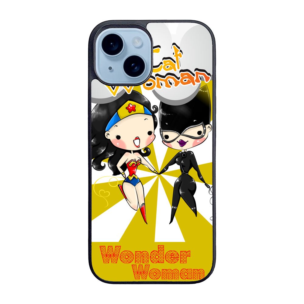 Wonder Woman And Catwoman Case iPhone 15 BC2292
