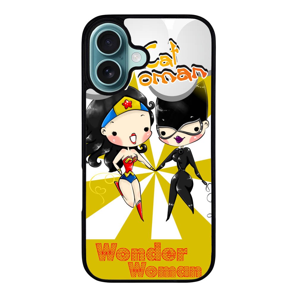 Wonder Woman And Catwoman Case iPhone 16 Plus BC2292