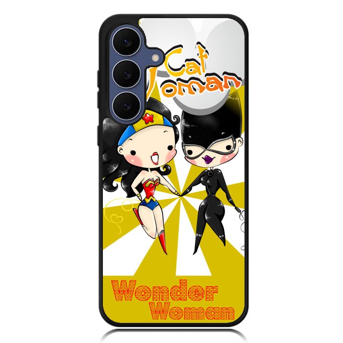 Wonder Woman And Catwoman Samsung Galaxy S25 FE Case BC2292