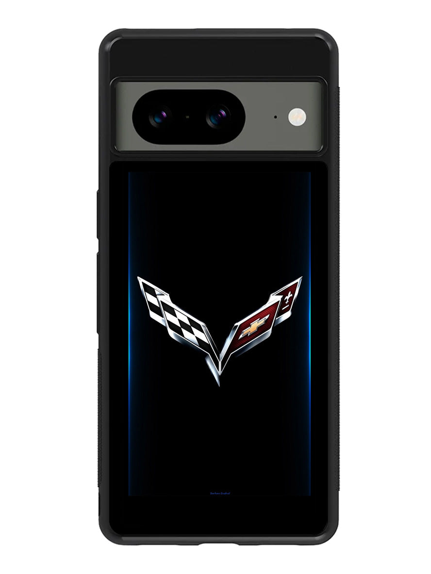 Corvette Logo 3rd Google Pixel 8a Case