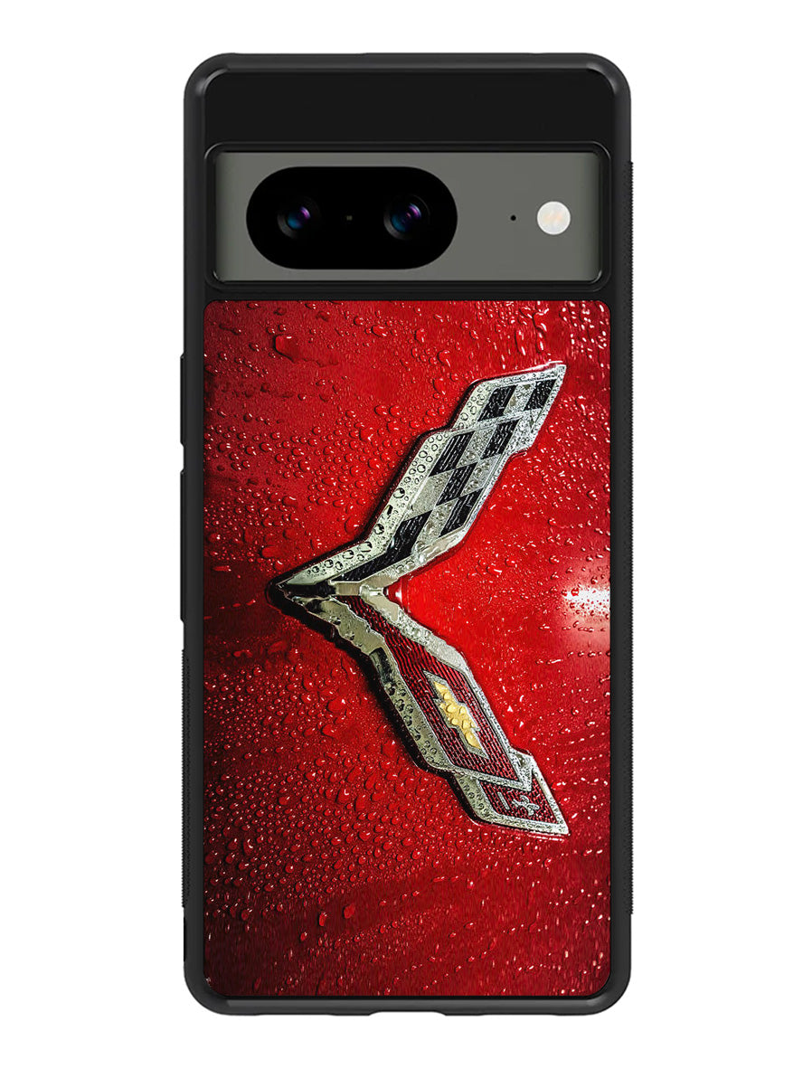 Corvette Logo Condenses Google Pixel 8a Case
