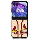 St Louis Cardinal Motorola Moto Razr 2024 , Moto Razr 50 Case