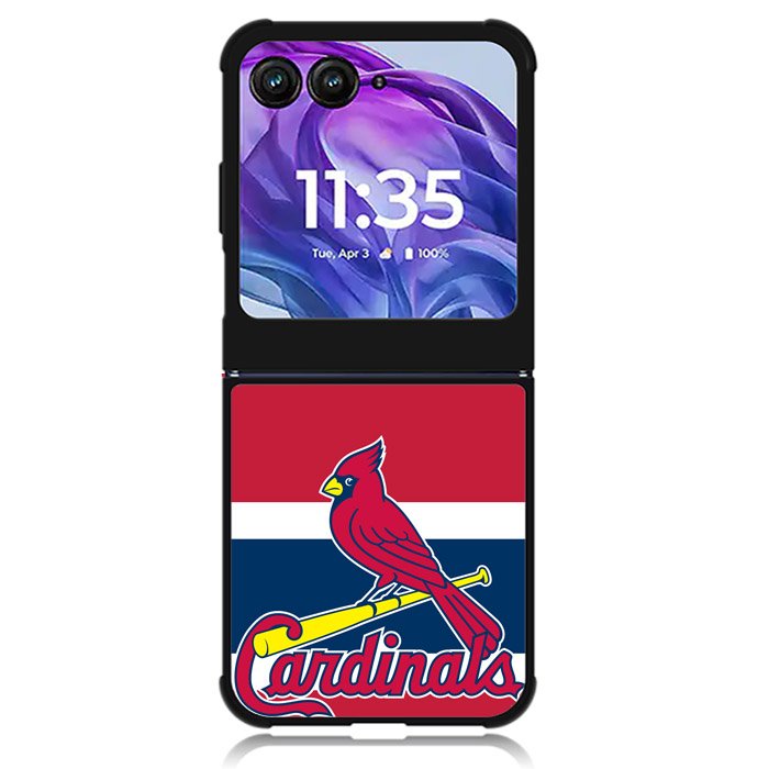 St Louis Cardinal City Motorola Moto Razr 2024 , Moto Razr 50 Case
