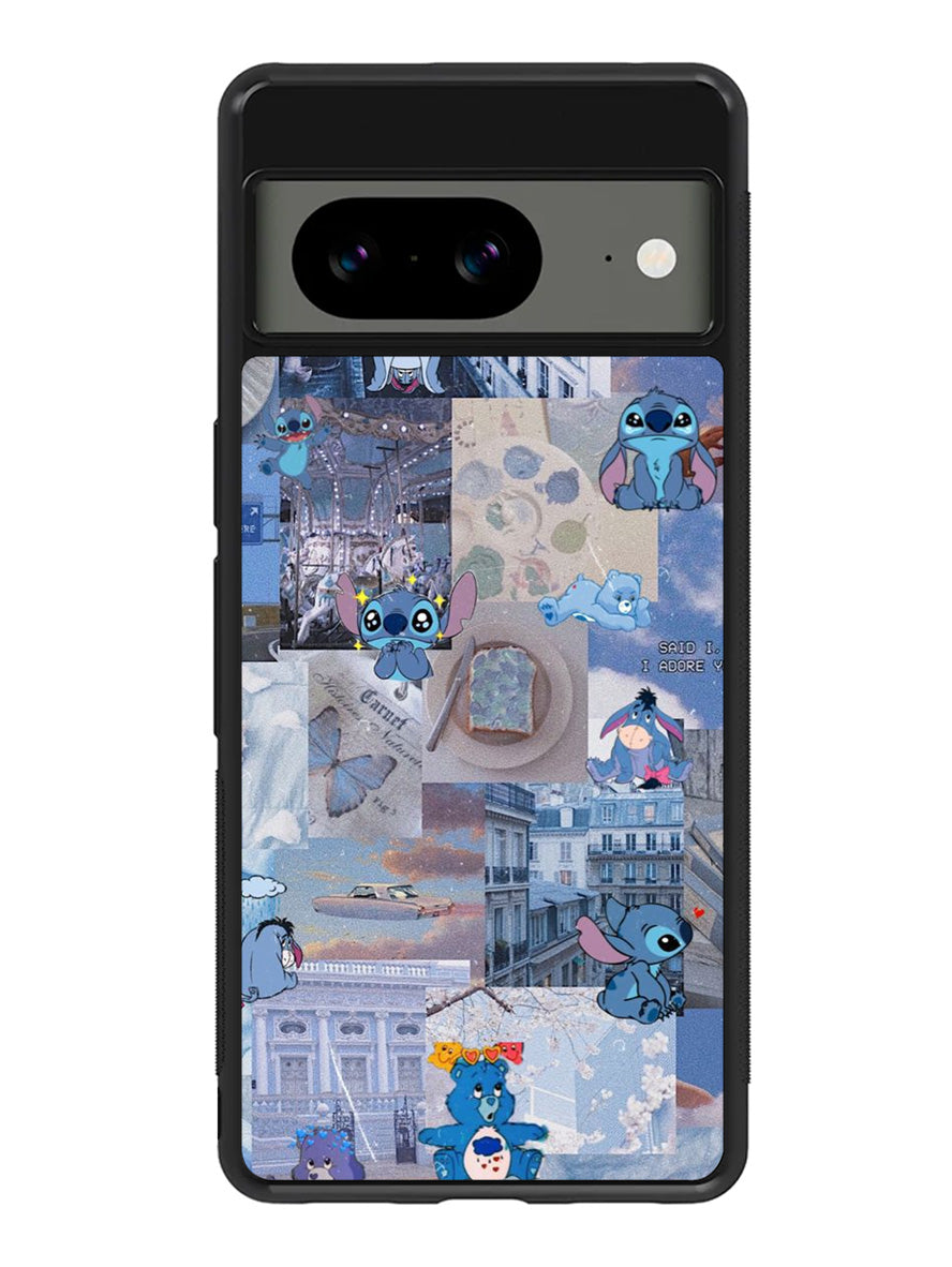 Cute Blue Picture Google Pixel 8a Case
