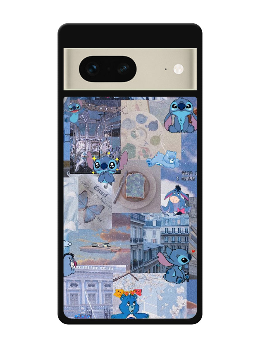 Cute Blue Picture Google Pixel 7 Case