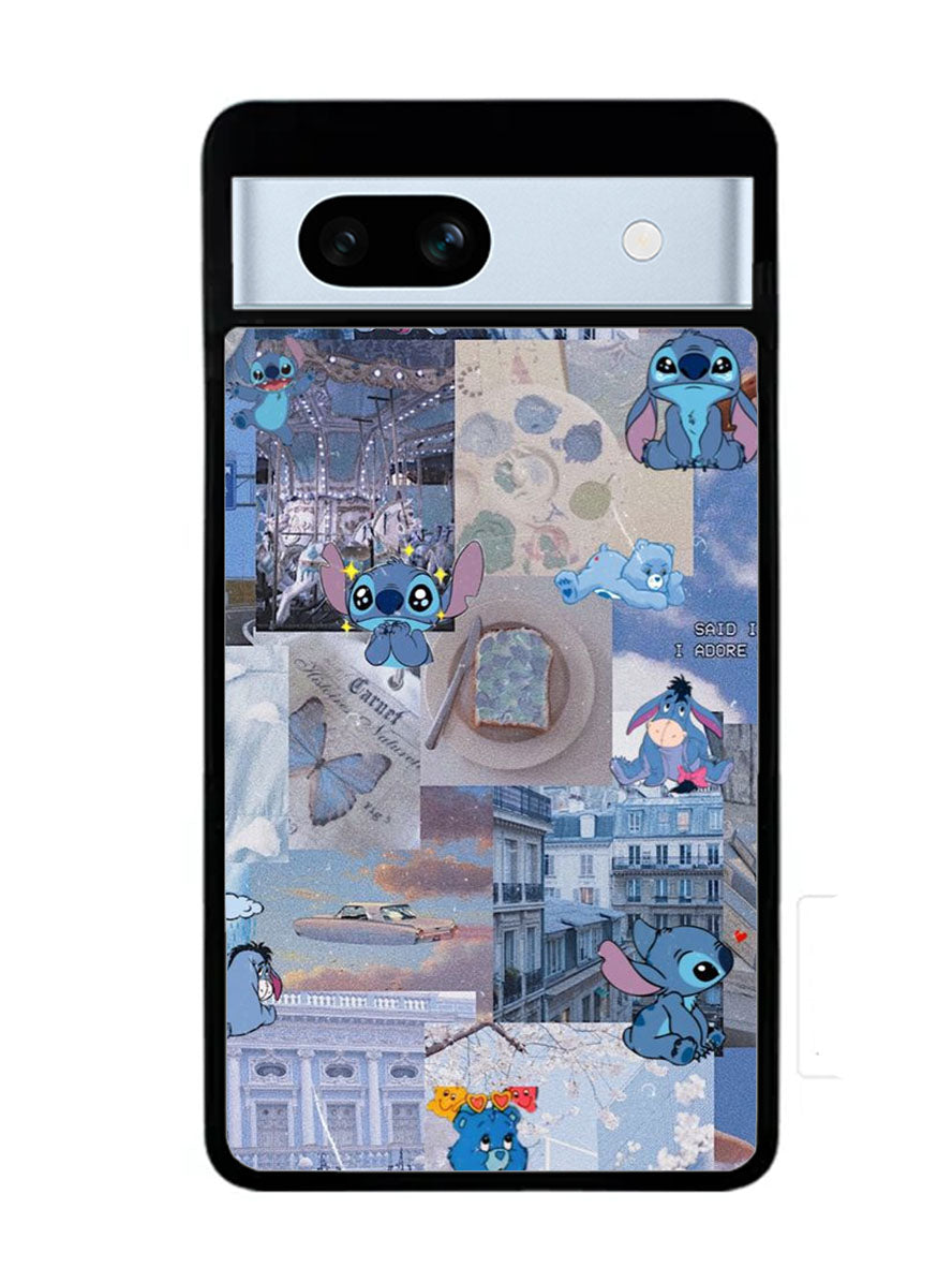 Cute Blue Picture Google Pixel 7A Case