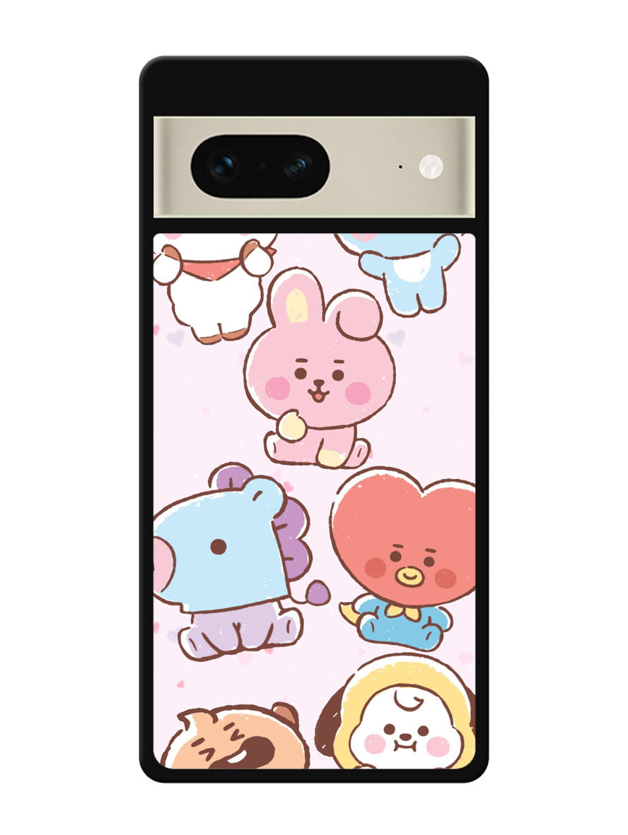 BTS Kawaii Google Pixel 7 Case