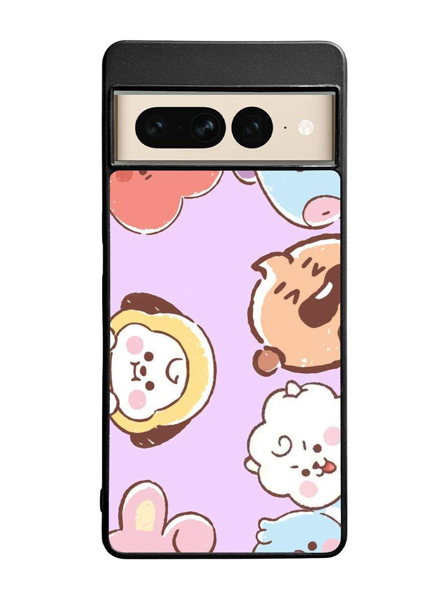 BT21 Army Google Pixel 7 Pro Case