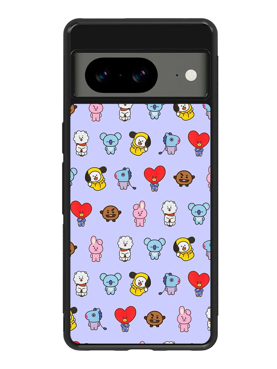 Kawaii BT21 BTS Google Pixel 8a Case